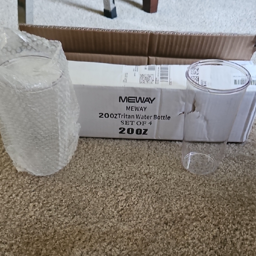 MEWAY 20oz Tritan Water Bottle Set